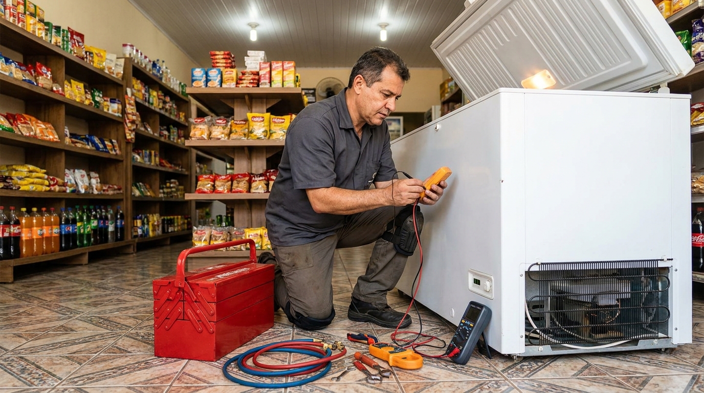 Ajuste de Temperatura do Freezer em Taubaté‑SP